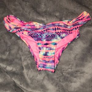 XS Pink Victoria’s Secret Colorful Bikini Bottoms